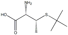 (R)-2-AMINO-3-(S-T-BUTYLTHIO)BUTANOIC ACID 结构式