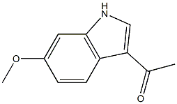 1-(6-METHOXY-1H-INDOL-3-YL)-ETHANONE 结构式