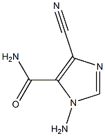 3-Amino-5-cyano-3H-imidazole-4-carboxamide 结构式