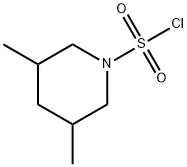3,5-二甲基-1-哌啶磺酰氯 结构式