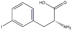 H-D-PHE(3-I)-OH 结构式