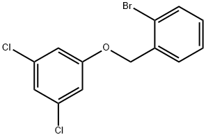 2-BROMOBENZYL-(3,5-DICHLOROPHENYL)ETHER 结构式