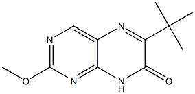 6-TERT-BUTYL-2-METHOXYPTERIDIN-7(8H)-ONE 结构式