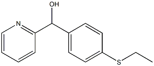 4-ETHYLTHIOPHENYL-(2-PYRIDYL)METHANOL 结构式