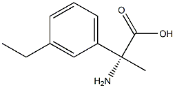 (2R)-2-AMINO-2-(3-ETHYLPHENYL)PROPANOIC ACID 结构式