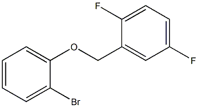 2-Bromophenyl-(2,5-difluorobenzyl)ether 结构式