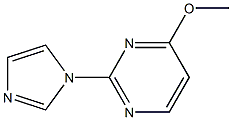 2-IMIDAZOL-1-YL-4-METHOXY-PYRIMIDINE 结构式