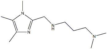 N,N-DIMETHYL-N'-(1,4,5-TRIMETHYL-1H-IMIDAZOL-2-YLMETHYL)-PROPANE-1,3-DIAMINE 结构式