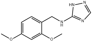 N-(2,4-Dimethoxybenzyl)-1H-1,2,4-triazol-3-amine 结构式