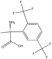 (2R)-2-AMINO-2-[2,5-BIS(TRIFLUOROMETHYL)PHENYL]PROPANOIC ACID 结构式