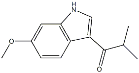 1-(6-METHOXY-1H-INDOL-3-YL)-2-METHYL-PROPAN-1-ONE 结构式