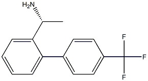 (1R)-1-(2-[4-(TRIFLUOROMETHYL)PHENYL]PHENYL)ETHYLAMINE 结构式