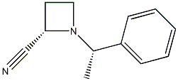 [(1'S),2S]-1-(1'-PHENYLETHYL)AZETIDINE-2-CARBONITRILE 结构式