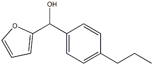 2-Furyl-(4-n-propylphenyl)methanol 结构式