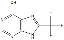 8-(TRIFLUOROMETHYL)-9H-PURIN-6-OL 结构式