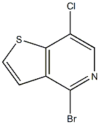 4-BROMO-7-CHLOROTHIENO[3,2-C]PYRIDINE 结构式