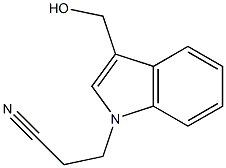 3-[3-(HYDROXYMETHYL)-1H-INDOL-1-YL]PROPANENITRILE 结构式