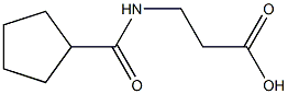 3-[(CYCLOPENTYLCARBONYL)AMINO]PROPANOIC ACID 结构式