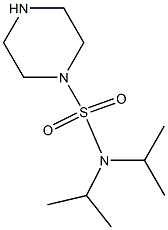 N,N-DIISOPROPYLPIPERAZINE-1-SULFONAMIDE 结构式