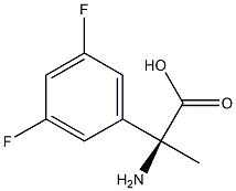 (2S)-2-Amino-2-(3,5-difluorophenyl)propanoic acid 结构式