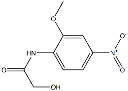 2-Hydroxy-N-(2-methoxy-4-nitrophenyl)acetamide 结构式