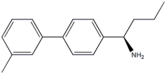 (1R)-1-[4-(3-METHYLPHENYL)PHENYL]BUTYLAMINE 结构式