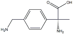 (2R)-2-AMINO-2-[4-(AMINOMETHYL)PHENYL]PROPANOIC ACID 结构式