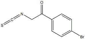 1-(4-BROMOPHENYL)-2-ISOTHIOCYANATOETHANONE 结构式