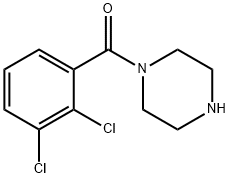 1-(2,3-二氯苯甲酰)哌嗪 结构式
