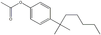 4-TERT-OCTYLPHENOL ACETATE 结构式