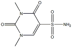 1,3-DIMETHYL-2,4-DIOXO-1,2,3,4-TETRAHYDROPYRIMIDINE-5-SULFONAMIDE 结构式