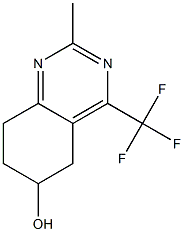 5,6,7,8-TETRAHYDRO-6-HYDROXY-2-METHYL-4-(TRIFLUOROMETHYL)QUINAZOLINE 结构式