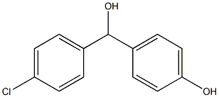 4-[(4-CHLOROPHENYL)(HYDROXY)METHYL]PHENOL 结构式