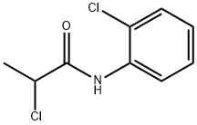 2-氯-N-(2-氯苯基)丙酰胺 结构式