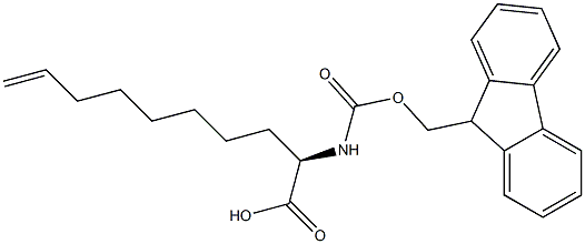 R-2-FMOC-AMINO-DEC-9-ENOIC ACID 结构式