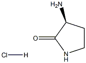 (S)-(-)-3-AMINOPYRROLIDIN-2-ONE HYDROCHLORIDE 结构式