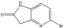 5-Bromo-1,3-dihydro-2H-pyrrolo[3,2-b] pyridin-2-one 结构式