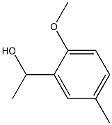 1-(2-甲氧基-5-甲基苯基)乙-1-醇 结构式