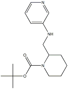 1-Boc-2-(pyridin-3-ylaminomethyl)-piperidine 结构式