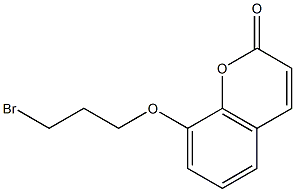 8-(3-Bromo-propoxy)-chromen-2-one 结构式
