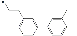 3-(3,4-DIMETHYLPHENYL)PHENETHYL ALCOHOL 结构式