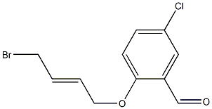 2-(4-BROMO-BUT-2-ENYLOXY)-5-CHLORO-BENZALDEHYDE 结构式