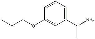 (1R)-1-(3-PROPOXYPHENYL)ETHYLAMINE 结构式