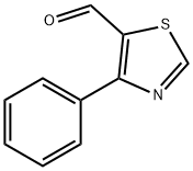 4-苯基-5-噻唑甲醛 结构式