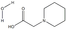 PIPERIDIN-1-YL-ACETIC ACID HYDRATE 结构式