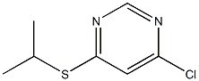 4-CHLORO-6-ISOPROPYLSULFANYLPYRIMIDINE 结构式