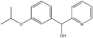 3-Isopropoxyphenyl-(2-pyridyl)methanol 结构式