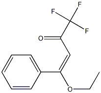 4-ETHOXY-1,1,1-TRIFLUORO-4-PHENYLBUT-3-EN-2-ONE 结构式