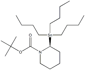 (S)-1-BOC-2-TRIBUTYLSTANNANYLPIPERIDINE 结构式