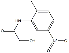 2-Hydroxy-N-(2-methyl-5-nitrophenyl)acetamide 结构式